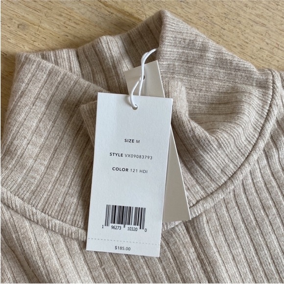 Vince Ribbed Turtleneck 1/2-Zip Sweater NEW - Picture 3 of 5